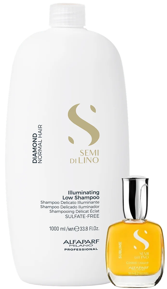 Illuminating Low Shampoo 1000ml, Cristalli Liquidi 15ml