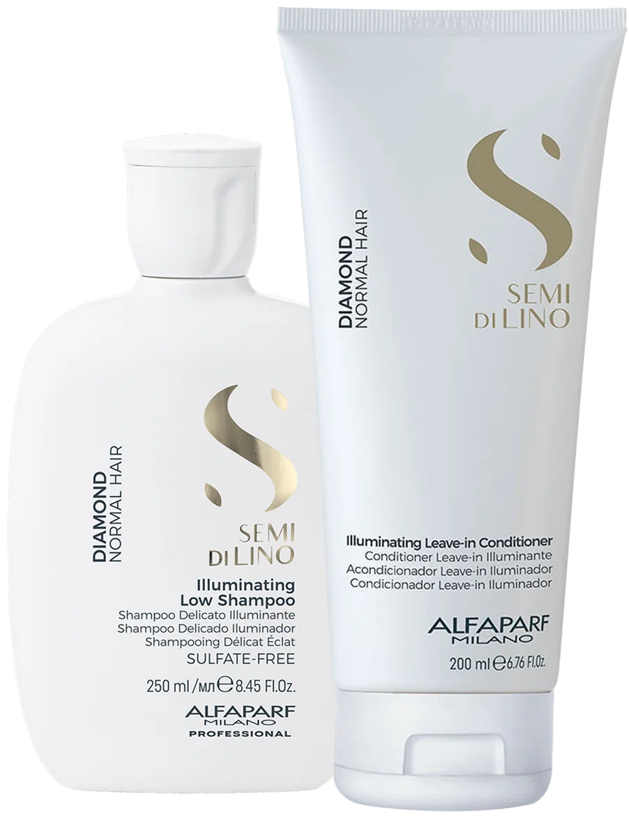 Illuminating Low Shampoo 250ml, Leave-In Creme para Pentear 200ml