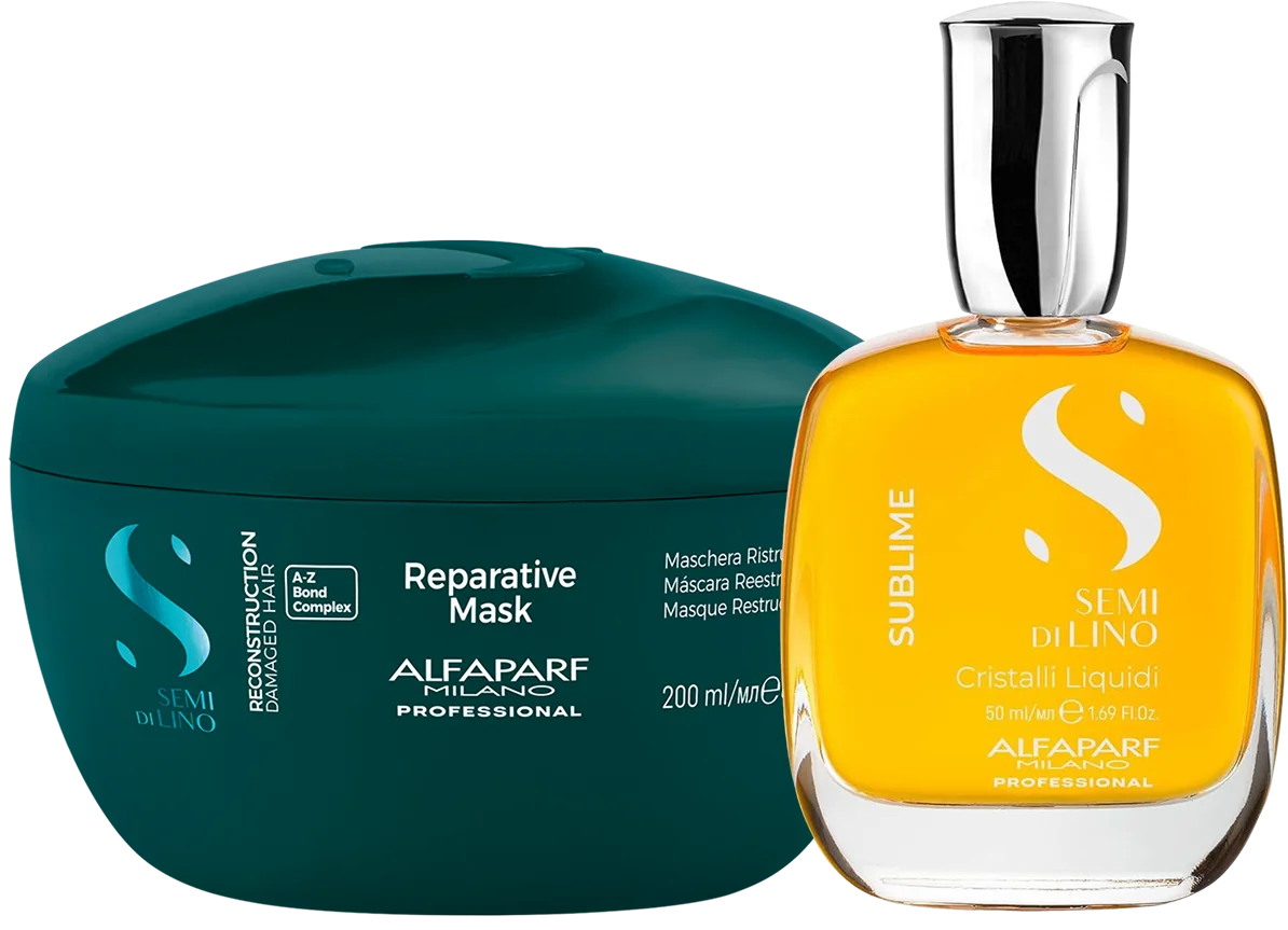 Cristalli Liquidi 50ml, Reparative Mask 200ml