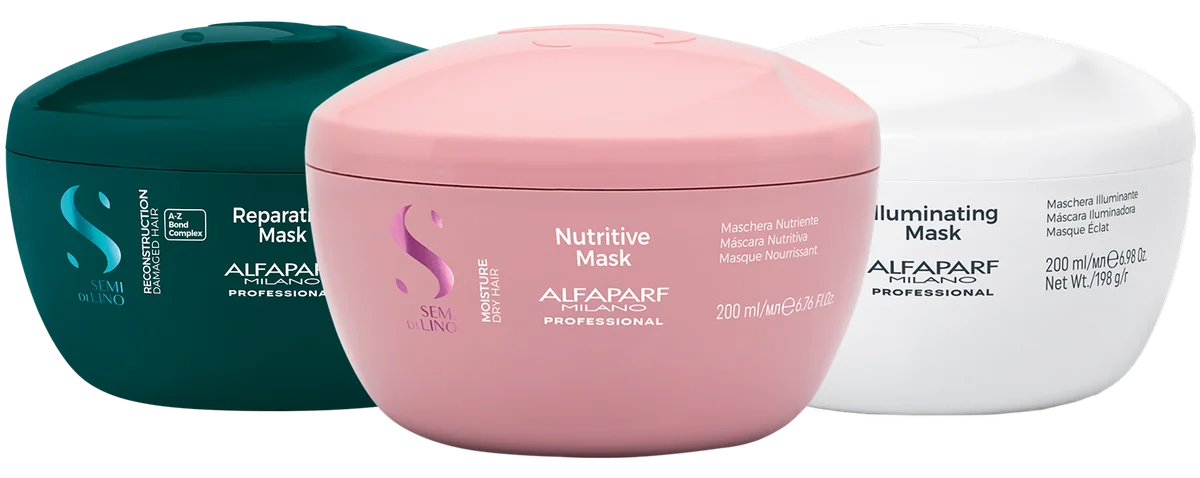 Nutritive Mask 200ml, Illuminating Mask 200ml, Reparative Mask 200ml