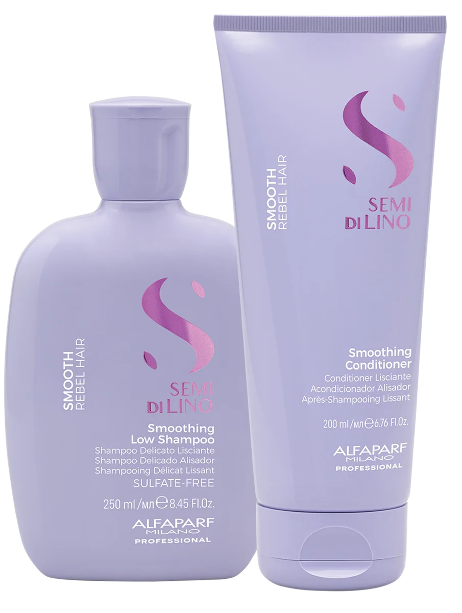 Smoothing Low Shampoo 250ml, Smoothing Conditioner 200ml