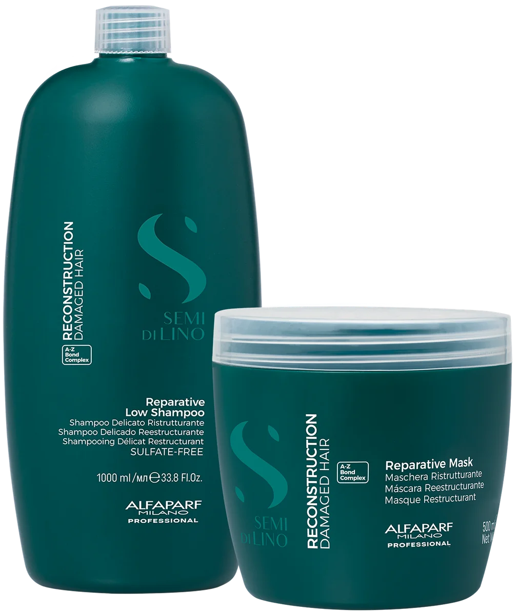 Reparative Low Shampoo 1000ml, Reparative Mask 500ml