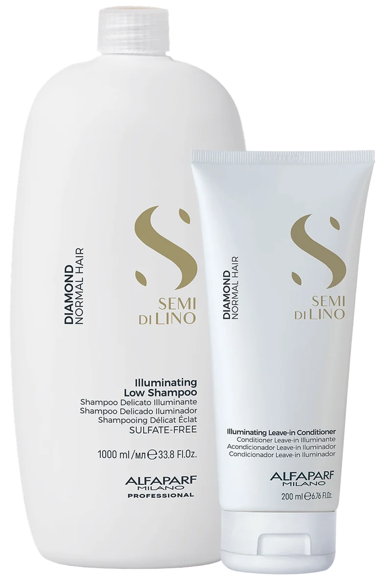 Leave-In Creme para Pentear 200ml, Illuminating Low Shampoo 1000ml